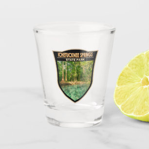 Ichetucknee Staat Park Florida Schnapsglas