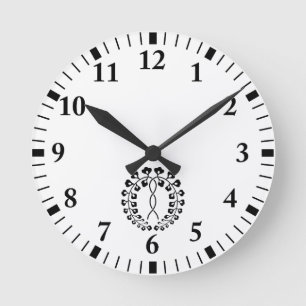 Ichijo-Glysterine Runde Wanduhr