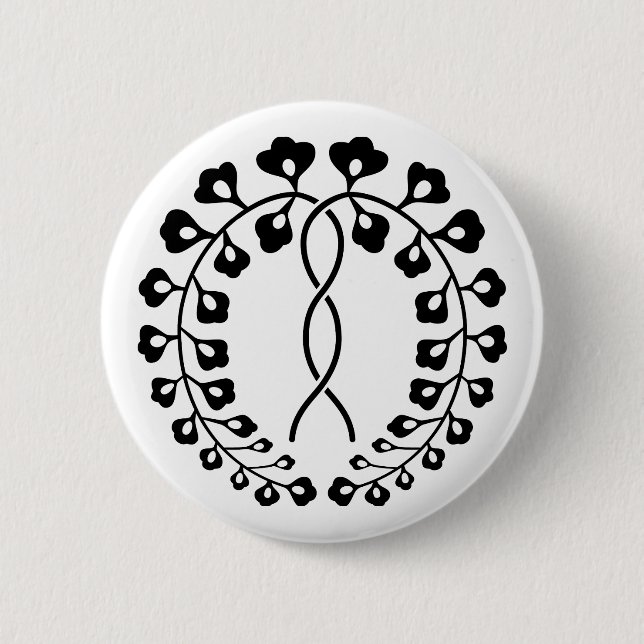 Ichijo wisteria button (Vorderseite)