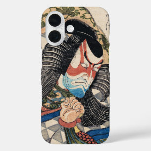 Ichikawa Danjuro kabuki samurai Krieger Tattoo Art iPhone 16 Hülle