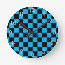 "Ichimatsu" Checkered Japanese pattern Clock