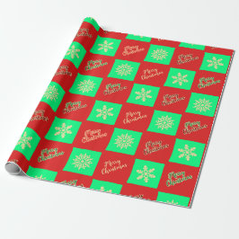 Ichimatsu Christmas Pattern Geschenkpapier
