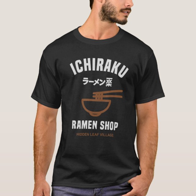 Ichiraku Ramen Shop Verstecktes Leaf Dorf Japanisc T-Shirt (Vorderseite)
