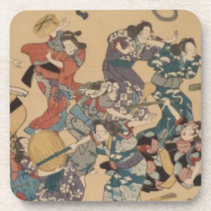 ichiryusai Hiroshige Untersetzer