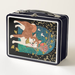 ICHO SHIBA Shiba Inu Metal Lunchbox