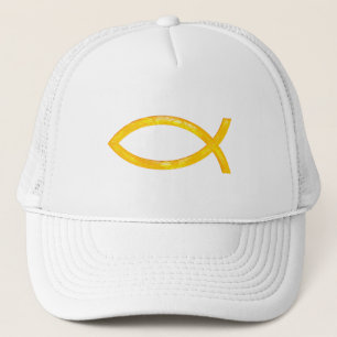 Ichthus - christliches Fisch-Symbol Truckerkappe