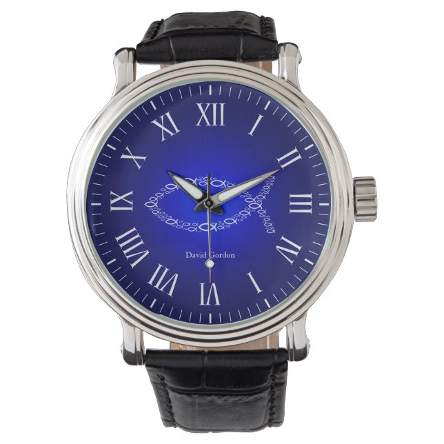Ichthus | Christliches Fischsymbol Armbanduhr (Vorderseite)