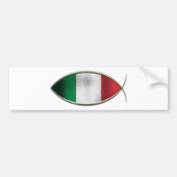 Ichthus - italienische Flagge