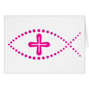 Ichthus Pink Christlich Fisch
