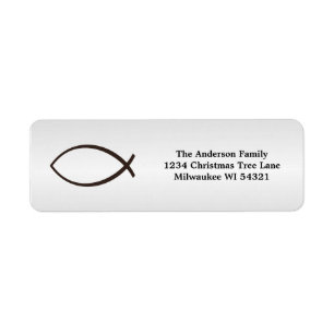 Ichthys Jesus Fisch-christliches Symbol
