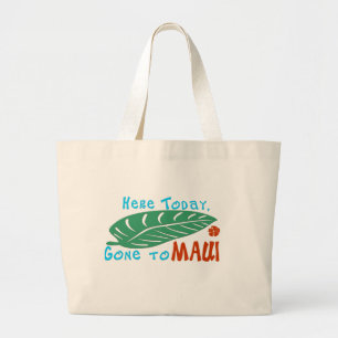 Ici aujourd'hui allé dans le sac fourre-tout à