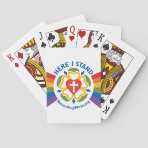 "Ici je tiens" des cartes de jeu