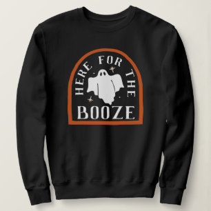 Ici pour le Sweatshirt d'Halloween fantôme de Booz