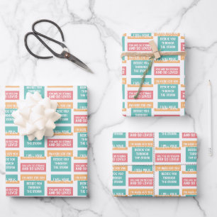 Ici Pour Vous Envelopper Feuilles De Papier