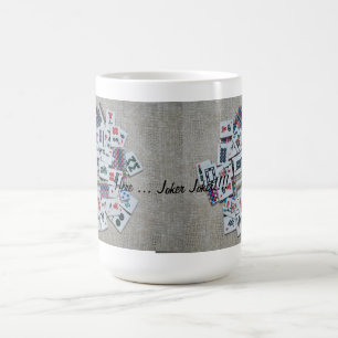 ici tuiles beiges de ruban de tasse de jongg