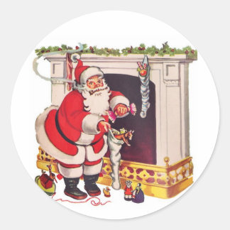 Ici vient Santa Clause / Stickers