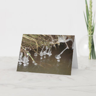 Icicles Feiertagskarte