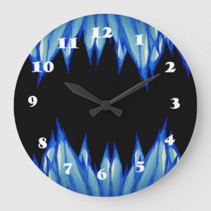 Icicles Winter Mod Wall Clock Große Wanduhr