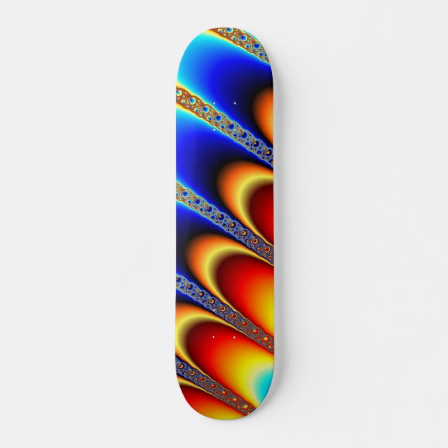 Icing - Fraktal Art Skateboard (Vorne)