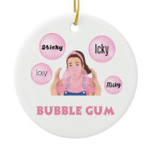 Icky Stick, Icky Stick Bubblegum Frau RachOrnament
