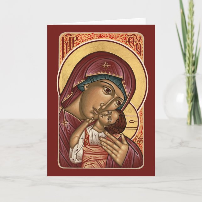 Icon Christmas Card Feiertagskarte (Vorderseite)