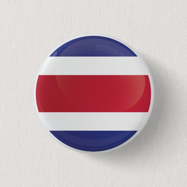 Icon Flag Costa Rica Button (Vorderseite)