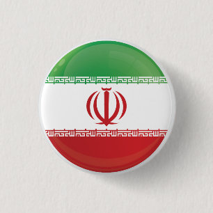 Icon-Flagge des Iran-Runde Button
