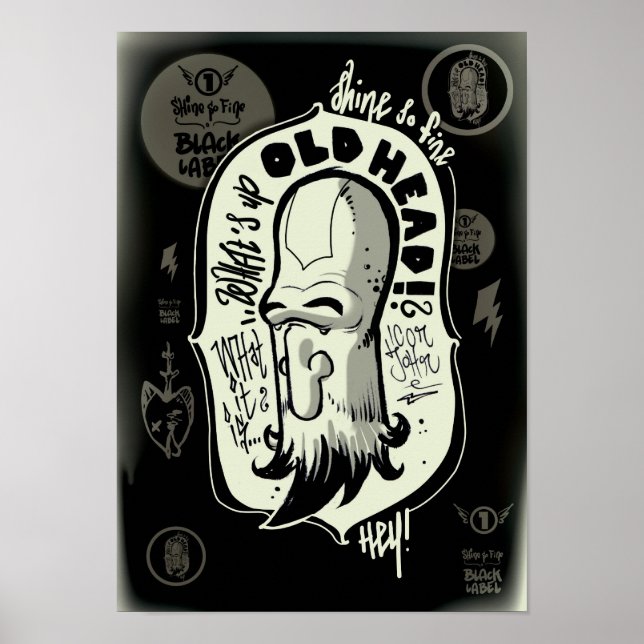 Icon John Black Label Poster (Vorne)