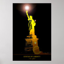 Icon of Freedom : Statue de la Liberté Affiche de 