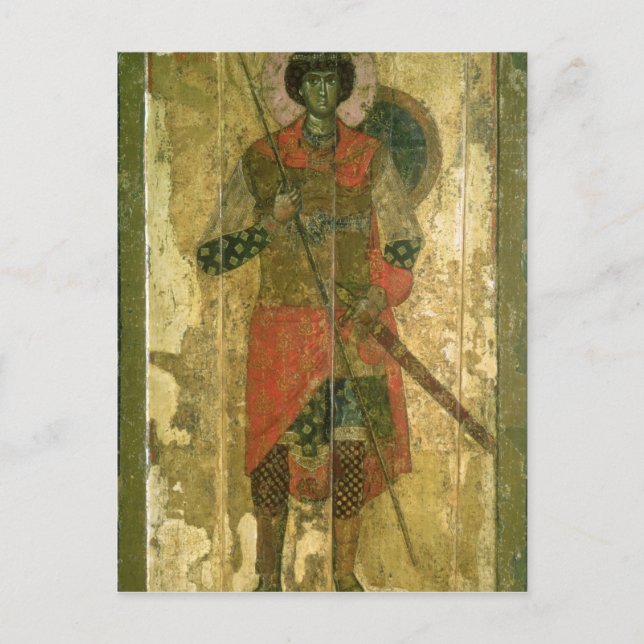 Icon of St. George, 1130-50 Postkarte (Vorderseite)