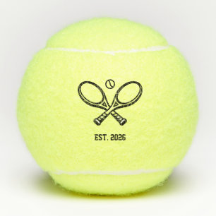 Icône de balle de tennis minimaliste – Conception 