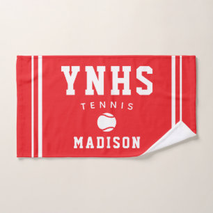 Icône de balle de tennis, nom personnalisé et écol