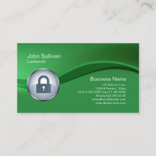 Icône de cadenas Carte de visite Locksmith