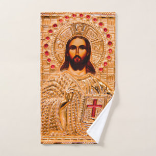 Icône d'or de Jésus-Christ