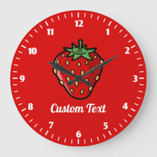 Icône fraise Grande horloge
