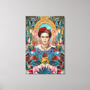 icone-mexicain-frida-kahlo leinwanddruck