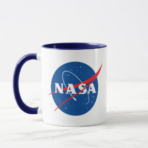 Icone NASA Sky bleu nuit/blanc en céramique Mug