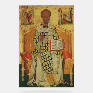 Icône orthodoxe byzantine de saint Nicolas de Myre