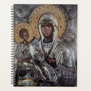 Icône religieuse de la Vierge Marie à trois mains