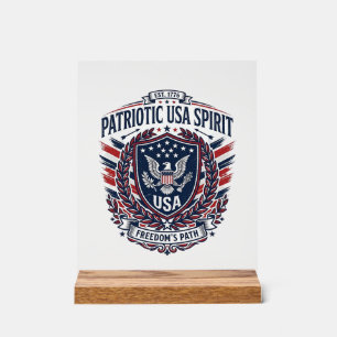 Icônes et symboles du bouclier de liberté patrioti