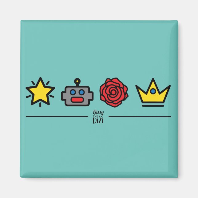 Icônes SCK Magnet bleu (Devant)