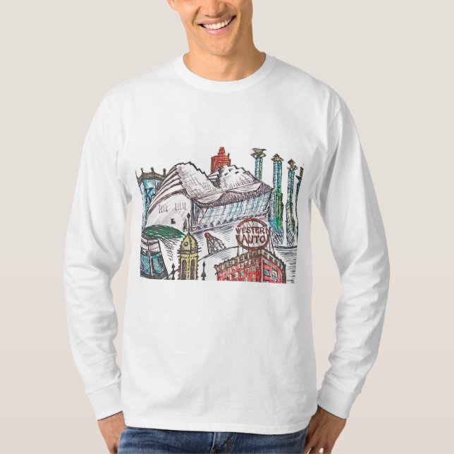 Iconic Architektur-T - Shirt Kansas City (Vorderseite)