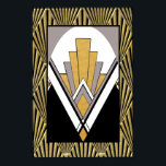 Iconic Art Deco Poster. Gold, grau und schwarz. Poster<br><div class="desc">Wenn Sie sich für den Download entscheiden, macht Ihr Walgreen Store Platinenplakate aus Ihrem Download in verschiedene Größen und in verschiedenen Texturen zu einem sehr guten Preis. Manchmal mit einem Rabatt. Ein Tipp von meinem US-Freund. Für Großbritannien siehe "Digital Printing" online. Dieses Art Deco Poster ist das gleiche Design wie...</div>