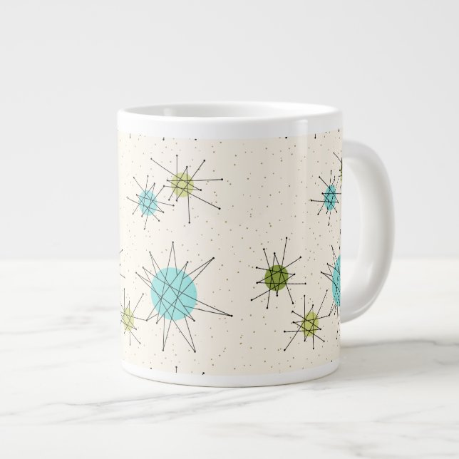 Iconic Atomic Sternexplosionen Jumbo Tasse (Vorderseite Rechts)
