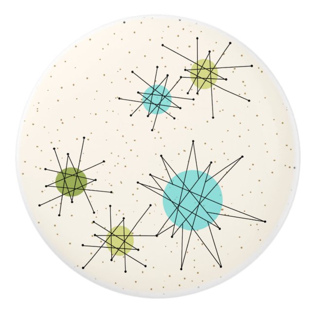 Iconic AtomSternexplosion-Keramik-Zug Keramikknauf (Vorderseite)