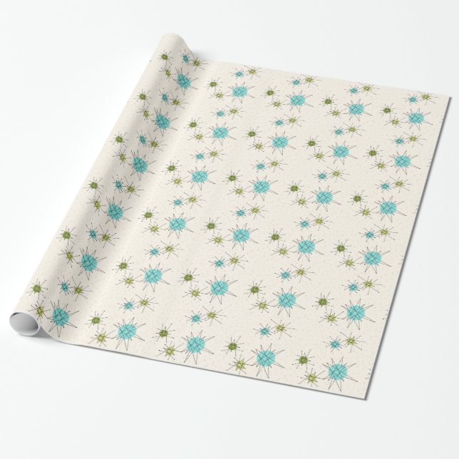 Iconic AtomSternexplosion-Verpackungs-Papier Geschenkpapier (Ungerollt)