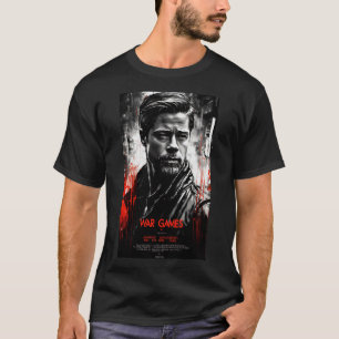 "Iconic Cinema: Black & White Movie Scene T - Shir T-Shirt