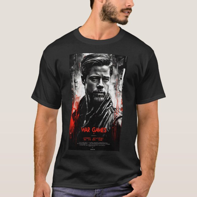 "Iconic Cinema: Black & White Movie Scene T - Shir T-Shirt (Vorderseite)