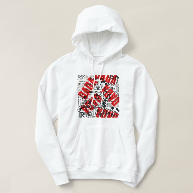 ICONIC DADA ART POSTER HOODIE (Design vorne)