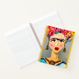 Iconic Frida Kahlo Notebook Notizbuch